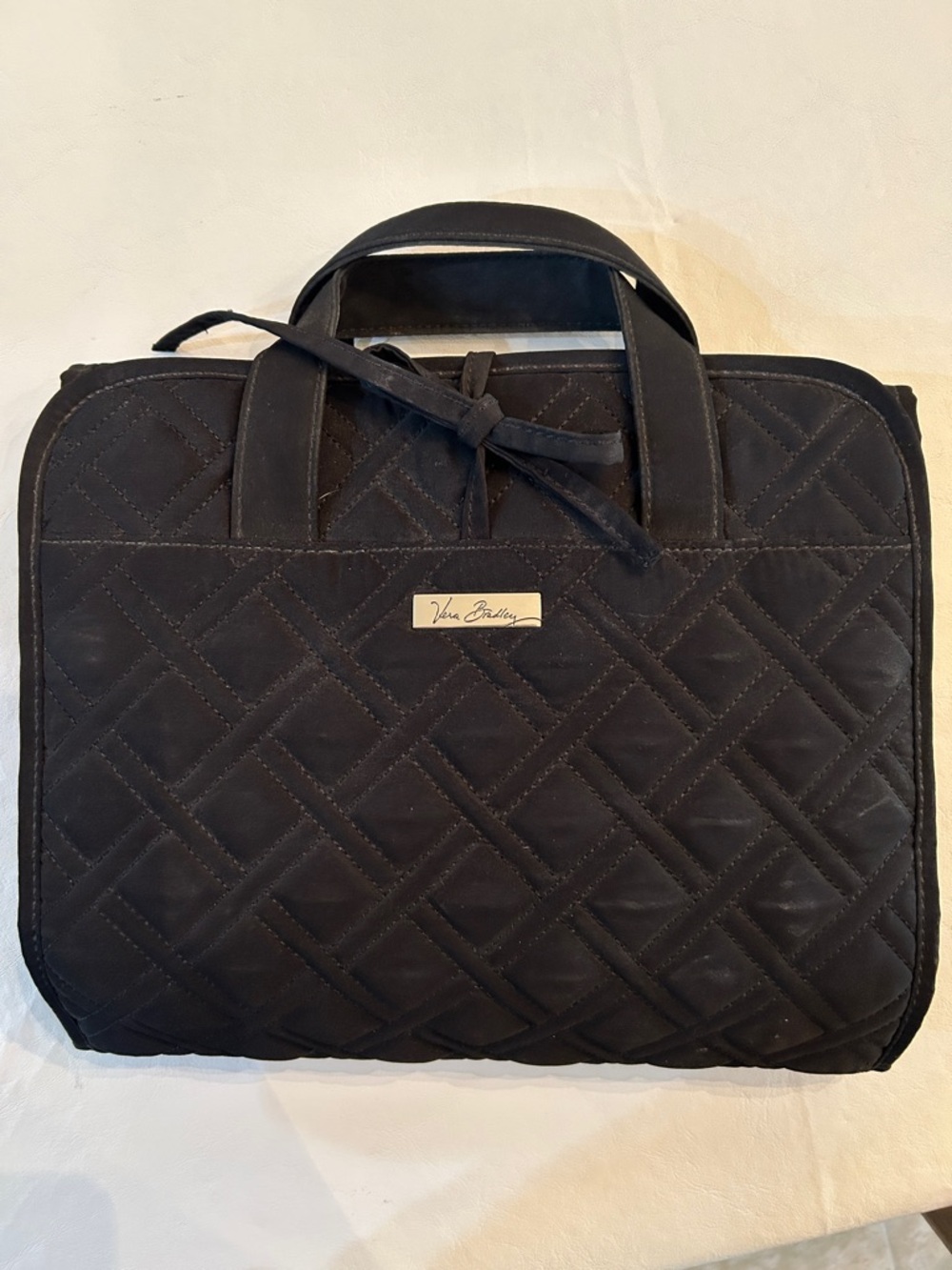 Vera Bradley Black Quilted Hanging Organizer